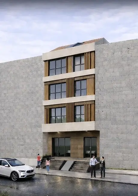 Akman Apartmanı - Zühtüpaşa - 98 Parsel Mimari Ruhsat Projesi - Planac