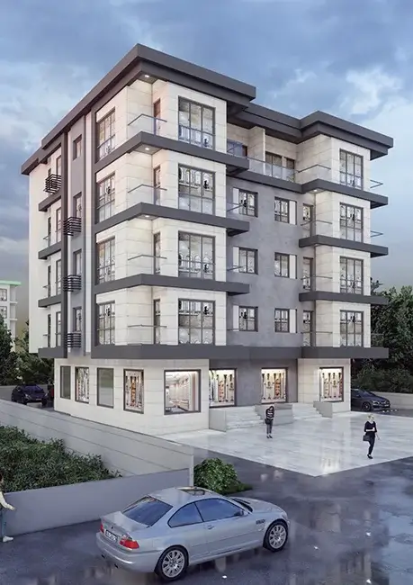 Nesrin Apartmanı - Erenköy - 25 Parsel Mimari Ruhsat Projesi - Planac