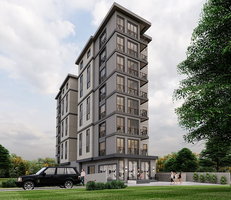 Ergene Apartmanı - Suadiye - 131 Parsel Mimari Ruhsat Projesi - Planac