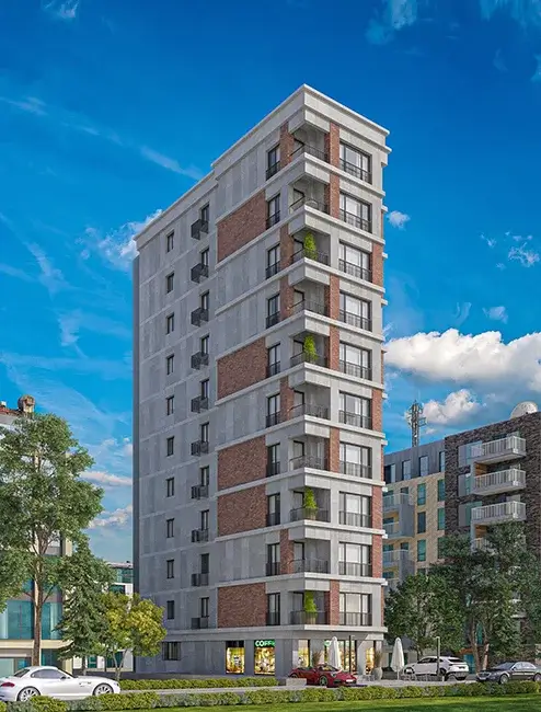 Fazlıoğlu Apartmanı - Kozyatağı - 166 Parsel Mimari Ruhsat Projesi - Planac