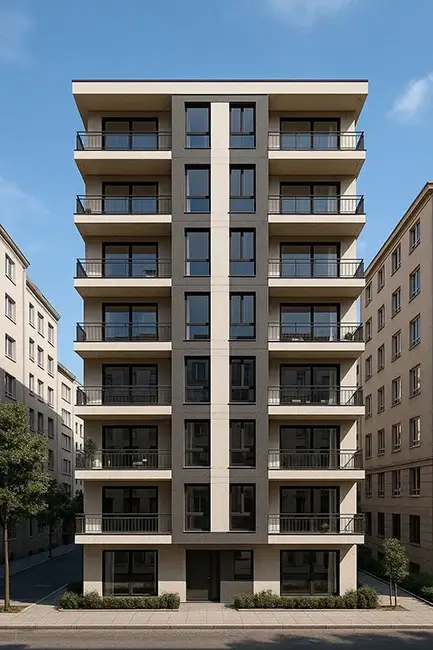 Ağalar apartmanı - Erenköy - 4 Parsel Mimari Ruhsat Projesi - Planac