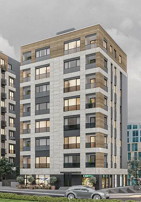 Burak Apartmanı - Suadiye - 133 Parsel Mimari Ruhsat Projesi - Planac